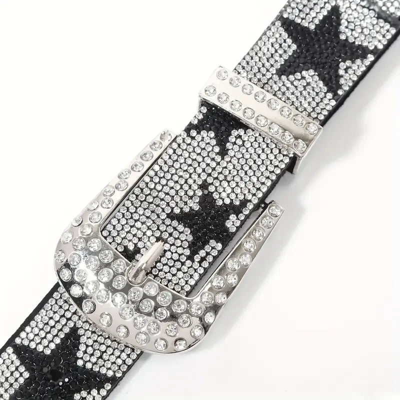 Rhinestone Womens Belt